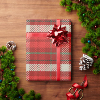 Jul Play Tartan Mönster Presentpapper