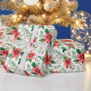 jul Poinsettas Presentpapper