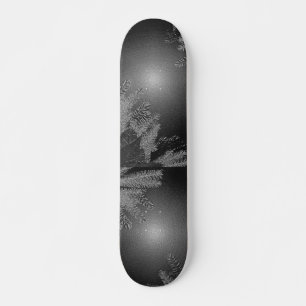 Jul Poinsettia Black och Grått Skateboard Bräda 20 Cm