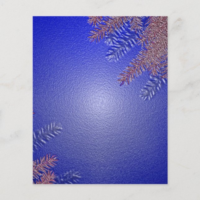 Jul Poinsettia Blue II (Framsida)