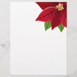 Jul Poinsettia Brevhuvud