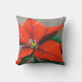 Jul Poinsettia Dekorativ kudde