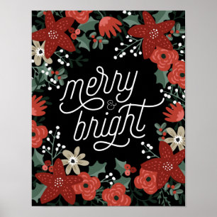 Jul Poinsettia Foliage Poster