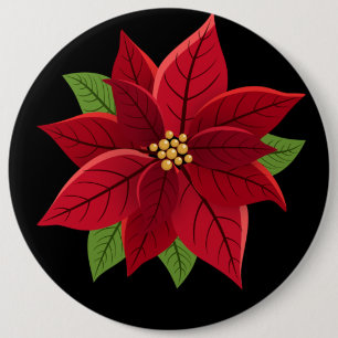 Jul Poinsettia Gift Knapp