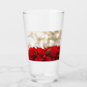 Jul Poinsettia Glaskopp