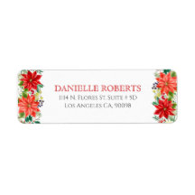 Jul Poinsettia gräns