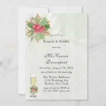 Jul Poinsettia Guld Brunch & Bubly