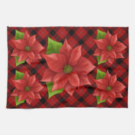 Jul Poinsettia Hand Towel Kökshandduk
