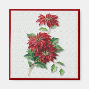 Jul Poinsettia Magnet