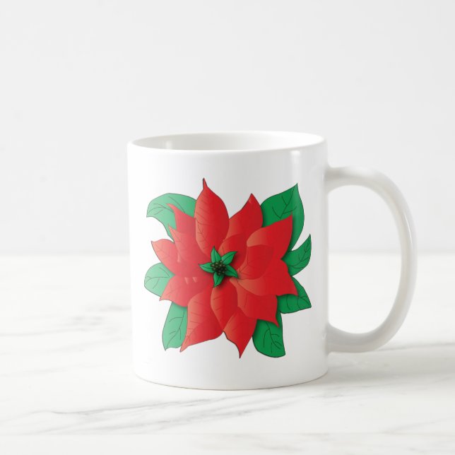 Jul Poinsettia Mugg (Höger)