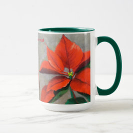 Jul Poinsettia Mugg