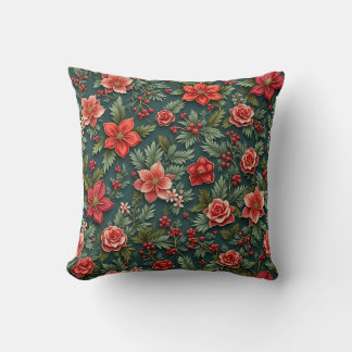 Jul Poinsettia Pillow Cushion Kudde