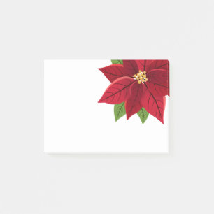 Jul Poinsettia Post-it Block