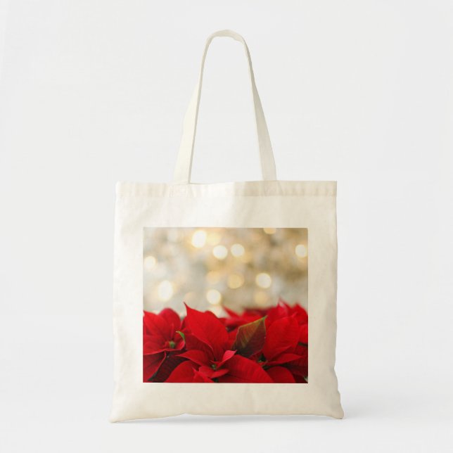 Jul Poinsettia Tygkasse (Framsidan)