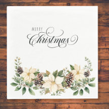 Jul Poinsettia vit