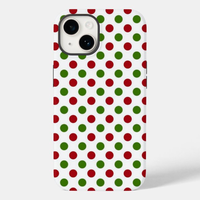 Jul Polka dots Phone Case (Baksida)
