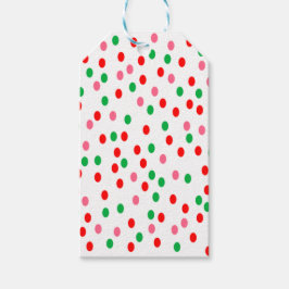 Jul Polka dots Presentetikett