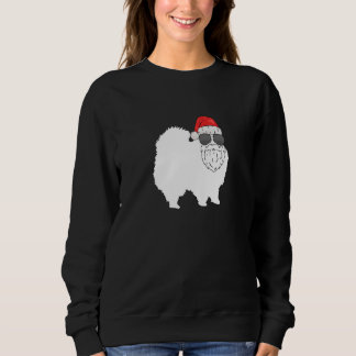 Jul Pomeranian Hund Har Klätt Sig Som Tomte T Shirt