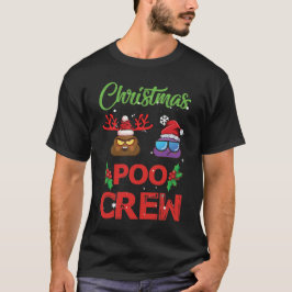 Jul Poo Crew-julklapp Emoji T Shirt