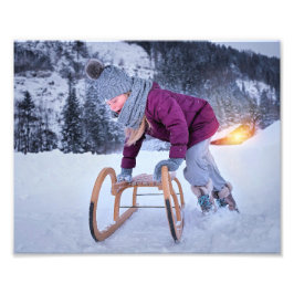 Jul Porträtt anpassa mallen Ram den Fototryck