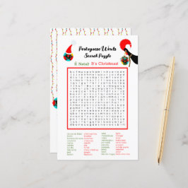 Jul - Portugisiska Ord Search Puzzle för barn