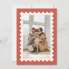Jul Postage Fotolampa Julkort