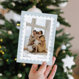 Jul Postage Fotolampa Julkort