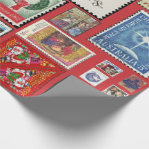 Jul Postage Frimärke Värld runt