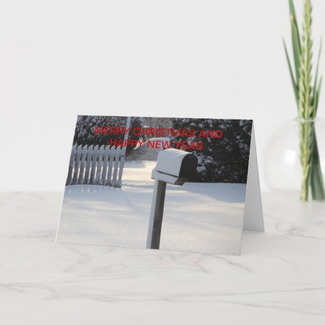 Jul-postboxens julkort helgkort (Framsida)