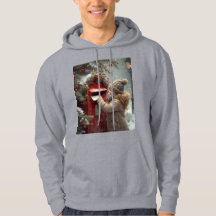 Jul postlåda hoodie mysig varm festlig klänning
