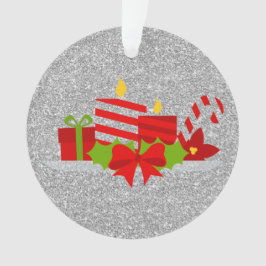 Jul Potpourri Silver Faux Glitter