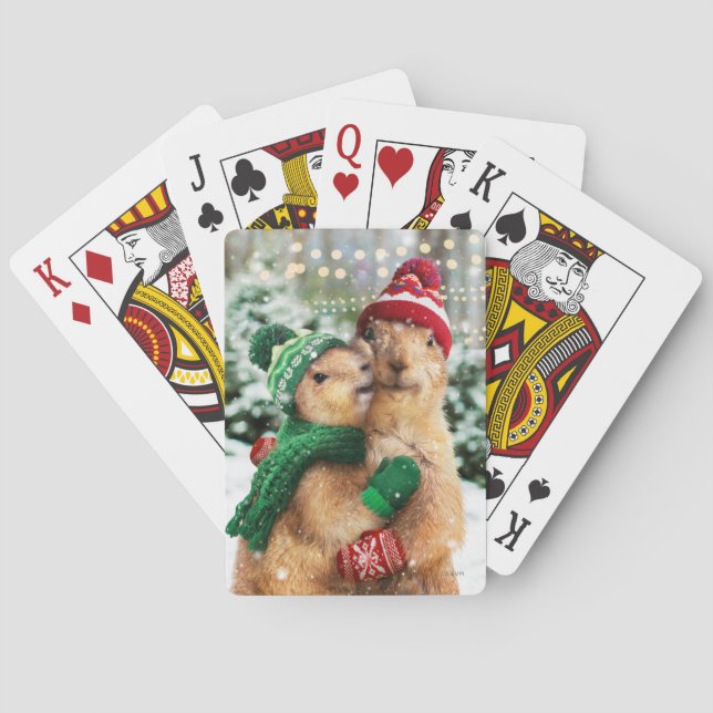Jul Prairie Hundar Casinokort (Baksidan)