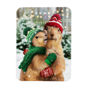 Jul Prairie Hundar Magnet