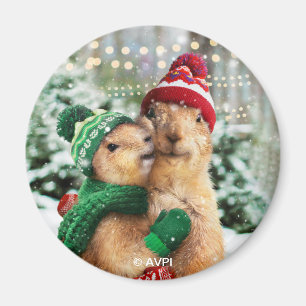 Jul Prairie Hundar Magnet