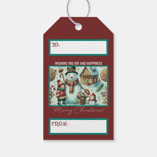 Jul Presentetikett (Baksidan)