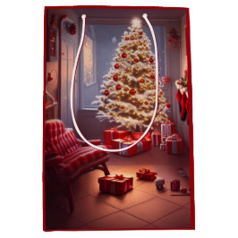 Jul presentpåse i medium storlek