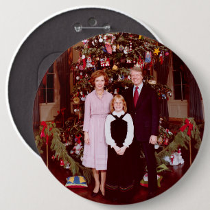 Jul President James Jimmy Carter Vita huset Knapp