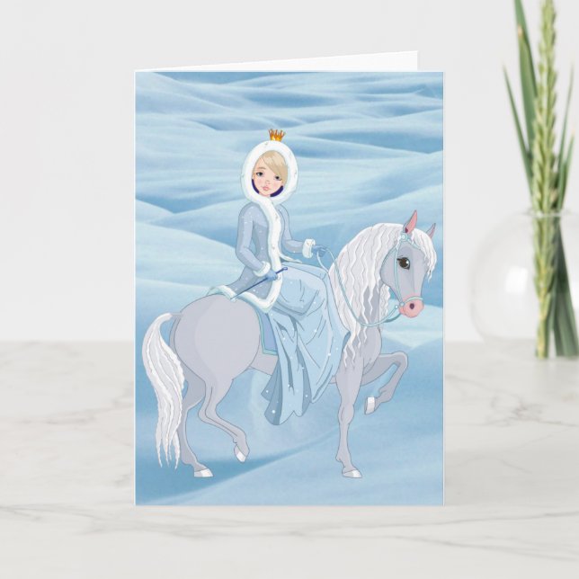 Jul Princess Card Helgkort (Framsida)