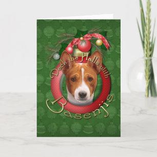 Jul - pryda korridorerna - Basenjis Helgkort