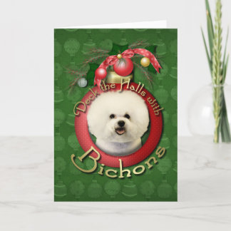 Jul - pryda korridorerna - Bichons Helgkort