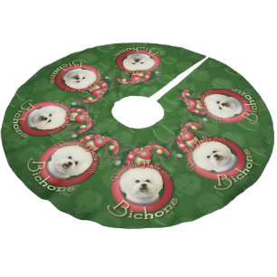 Jul - pryda korridorerna - Bichons Julgransmatta Borstad Polyester