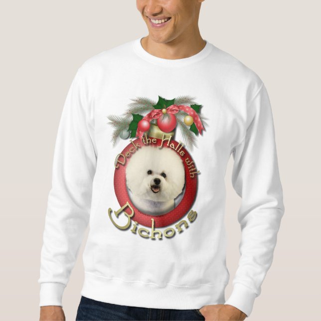 Jul - pryda korridorerna - Bichons Sweatshirt (Framsida)