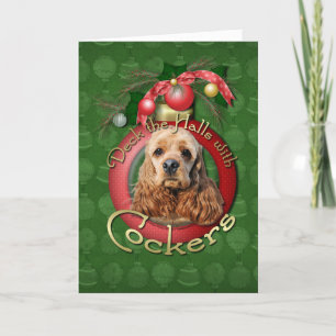 Jul - pryda korridorerna - cockerspaniels helgkort