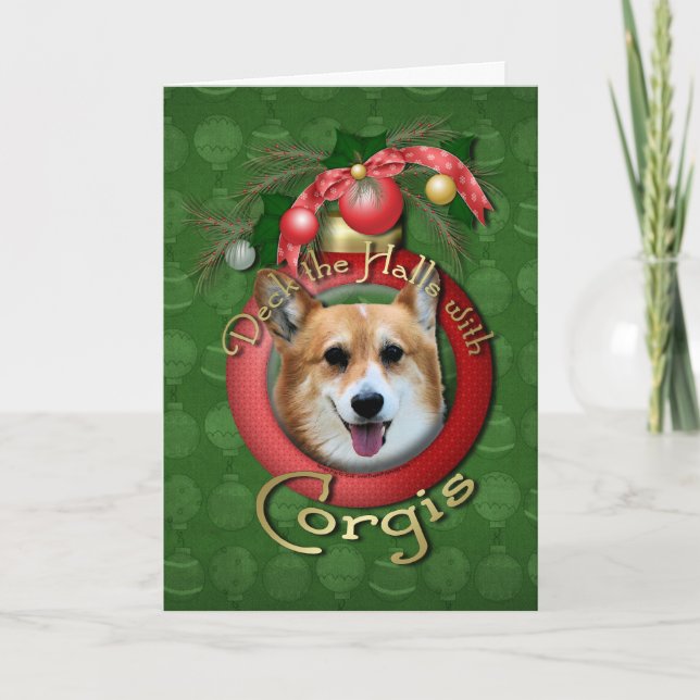 Jul - pryda korridorerna - Corgis - Owen Helgkort (Framsida)