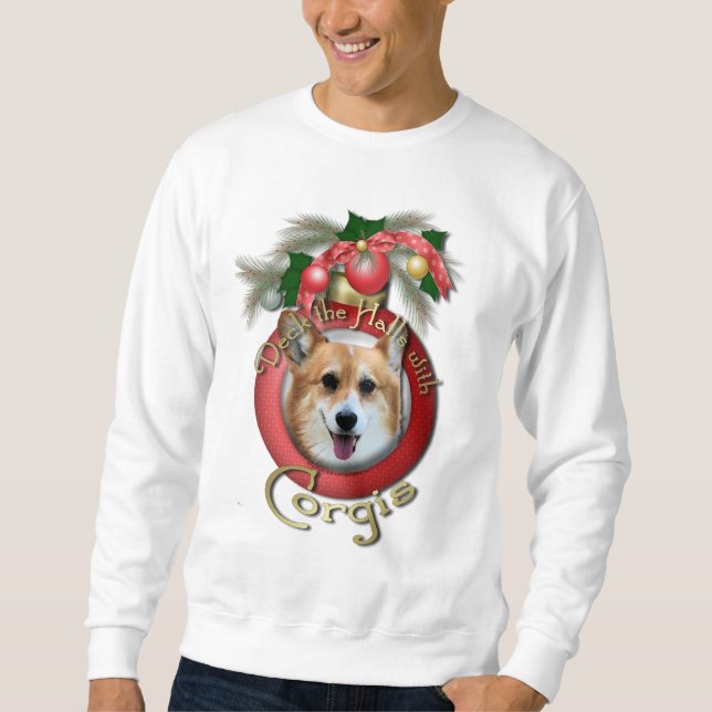 Jul - pryda korridorerna - Corgis - Owen Långärmad Tröja (Framsida)