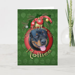 Jul - pryda korridorerna - Rotties - Harley Helgkort