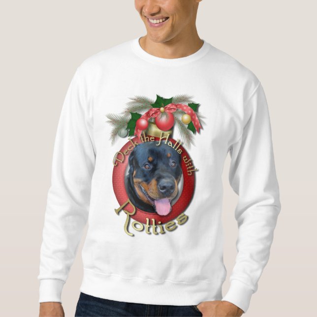 Jul - pryda korridorerna - Rotties - Harley Långärmad Tröja (Framsida)