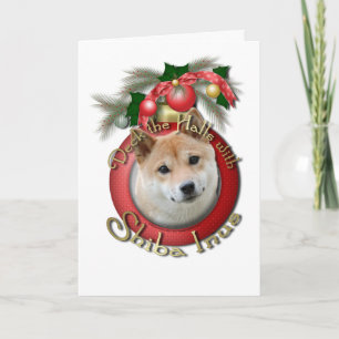 Jul - pryda korridorerna - Shiba Inu Helgkort