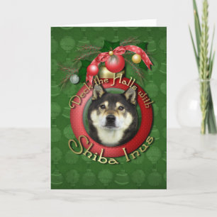 Jul - pryda korridorerna - Shiba Inus - Yasha Helgkort
