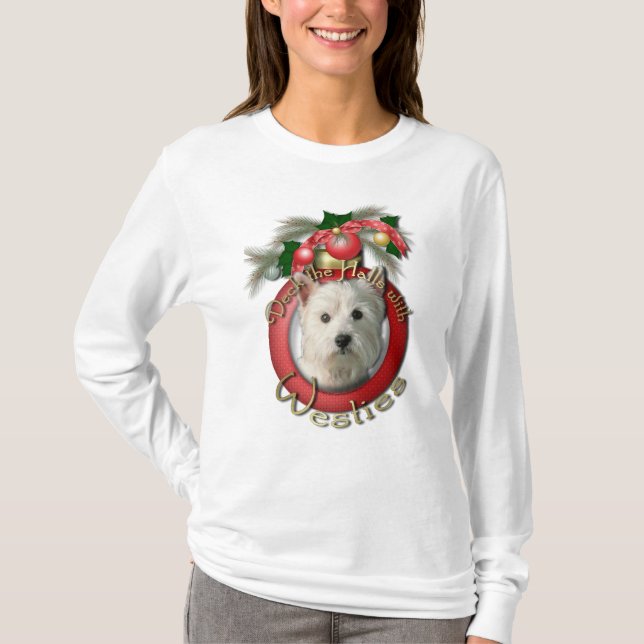Jul - pryda korridorerna - Westies T-shirt (Framsida)